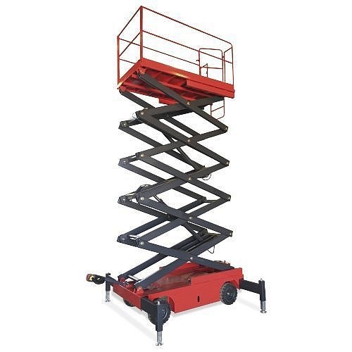 Фото 5 - Самоходный Ножничный Подъемник QZ-050-120 OXLIFT 500 кг 12 м.
