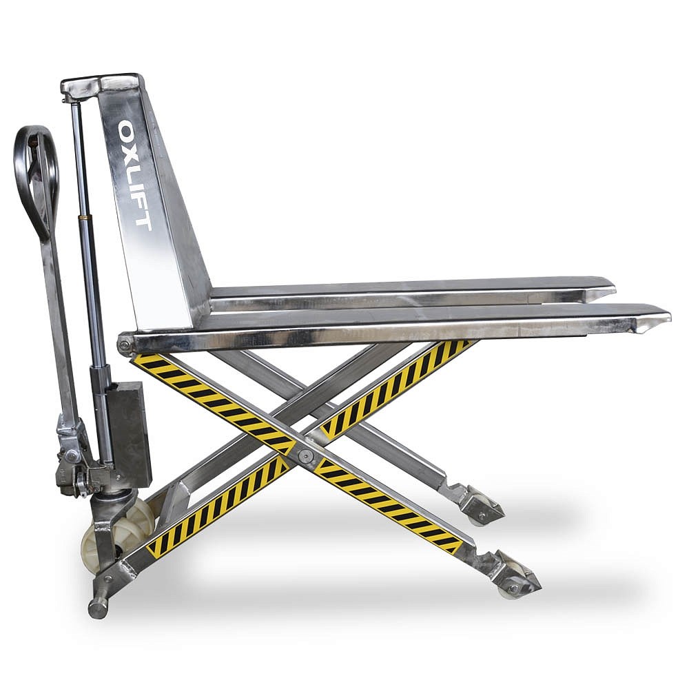 Фото 23 - Ножничная тележка из Нержавеющей Стали OXH-10Steel OXLIFT.