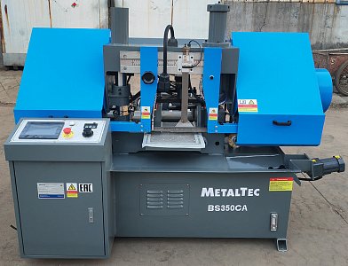 Фото 75 - MetalTec BS 350 CA автоматический колонный ленточнопильный станок.