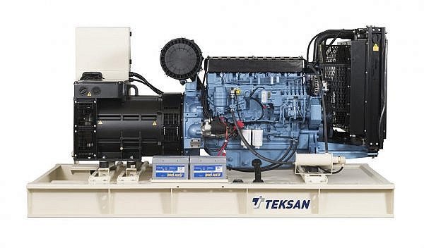 TJ716BD5L дизельный генератор Teksan 519 кВт Открытая на двигателе BAUDOUIN / 6M33G715/5